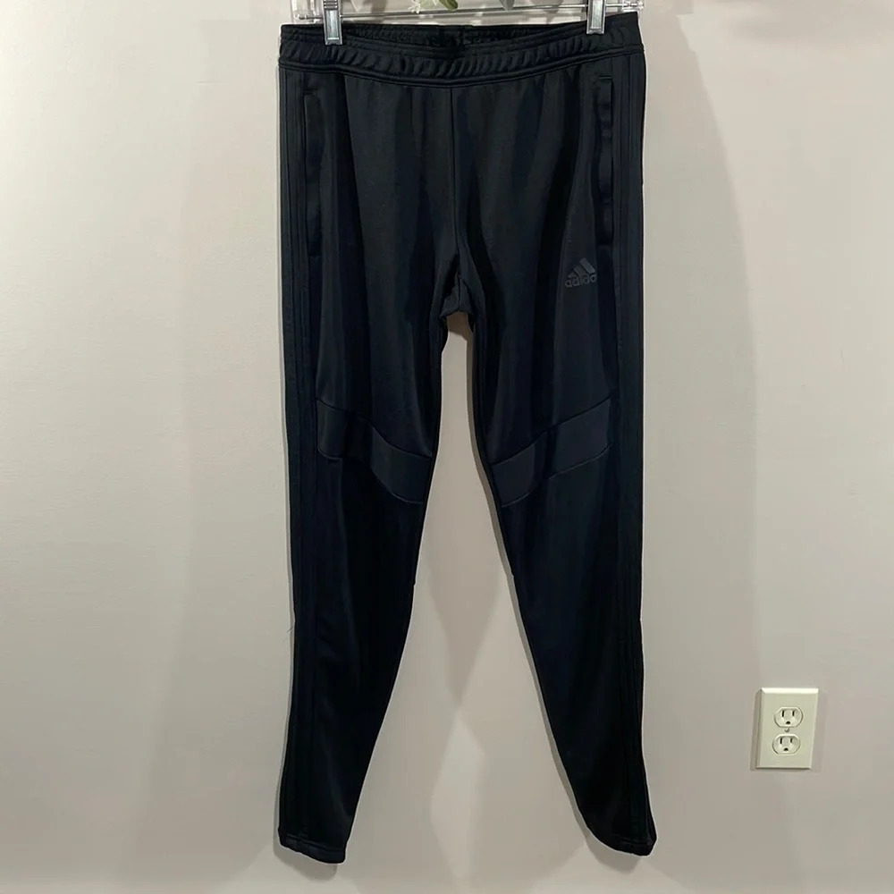Adidas Tiro 19 Training Pants Black Climacool Ankle Zip Athletic S